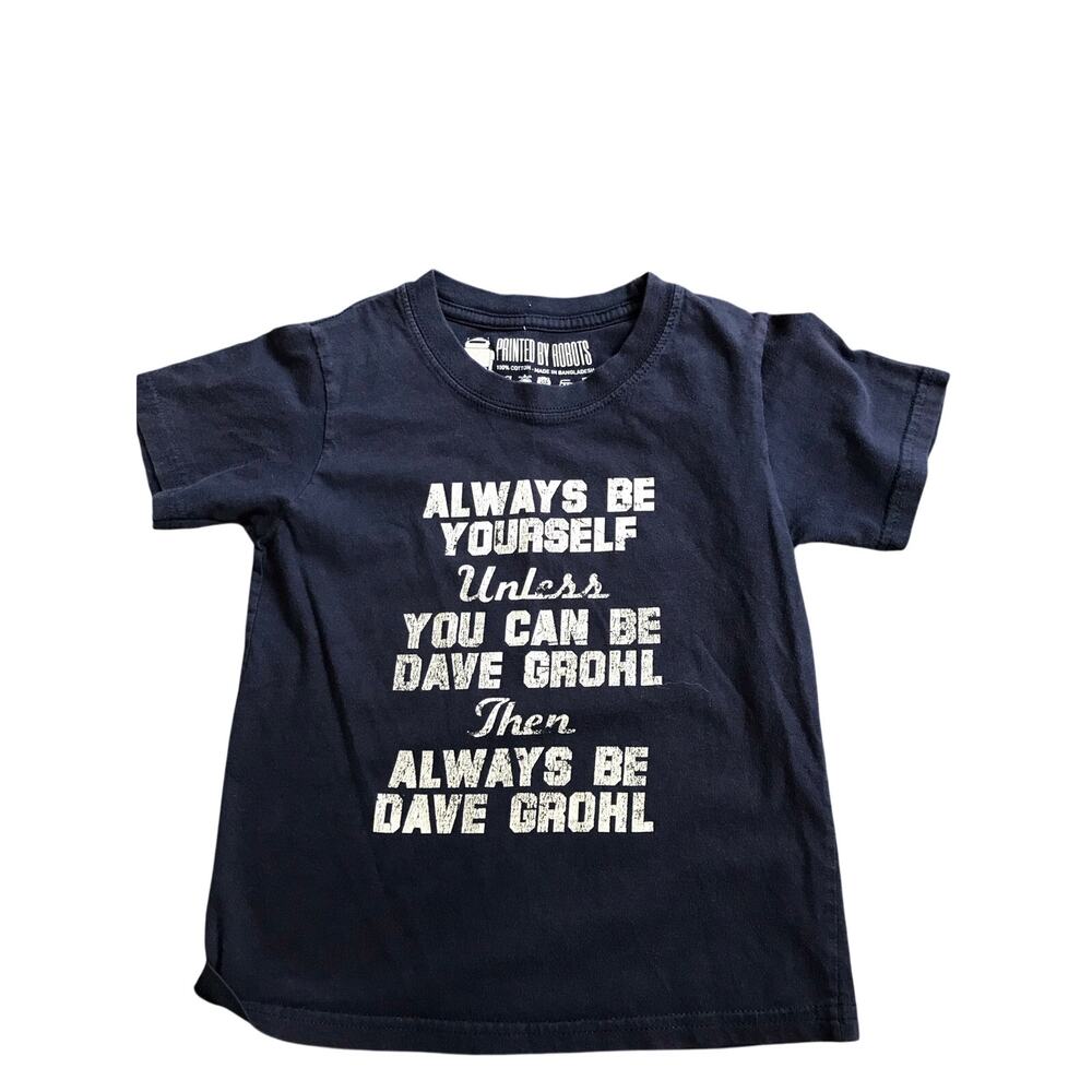 Band - Printed by Robots Foo Fighters Dave Grohl Tee Size XS